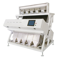 CCD Camera Imagecapture Rice/Plastic/Multi Grains 5 Chute Color Sorter Machine